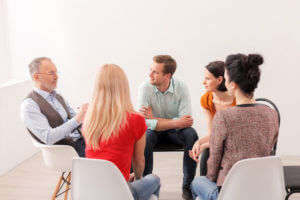 Beginnings Treatment Centers drug addiction treatment addicts in therapy group 427692283