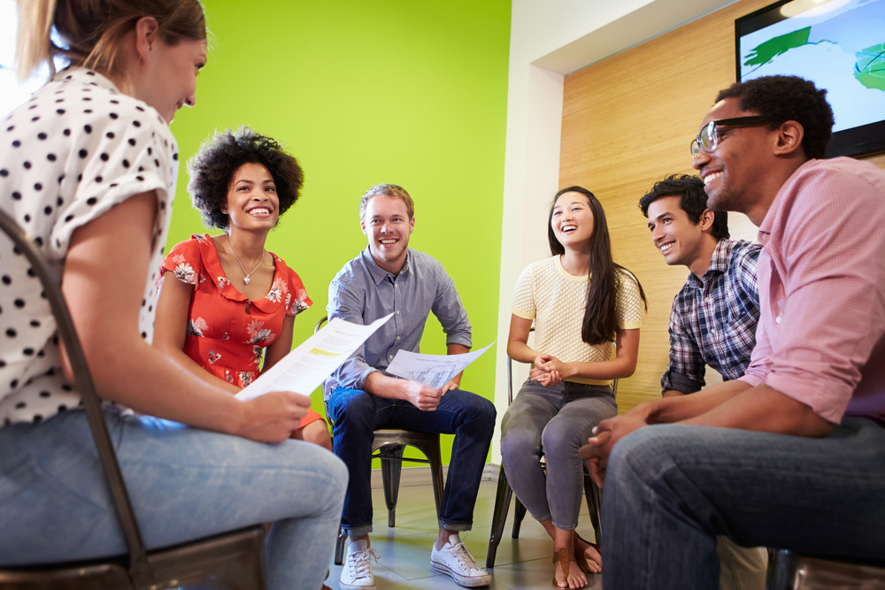 beginnings treatment about beginnings inage of happy people in group therapy 245882956 beginnings treatment about beginnings inage of happy people in group therapy