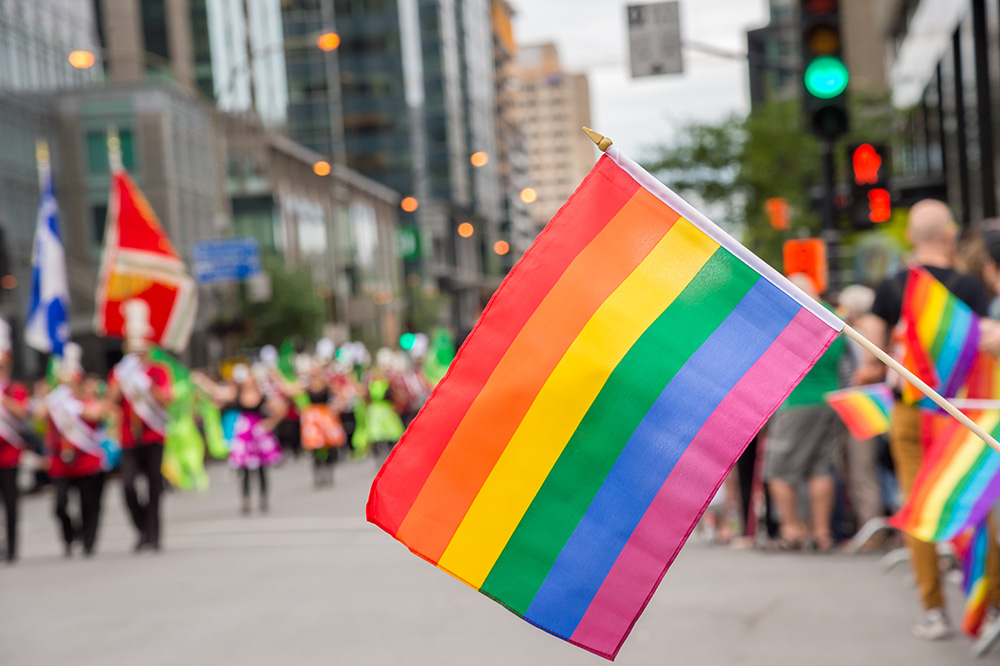 beginnings-treatment-centers-lgbt-drug-addiction-image-of-gay-flag-at-gay-pride-parade