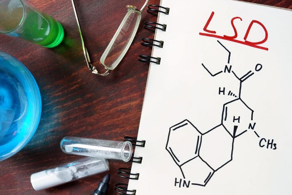 beginningstreatment-long-term-effects-of-lsd-photo-notepad-with-chemical-formula-of-lsd-on-the-wooden-table-drugs-concept-331471667