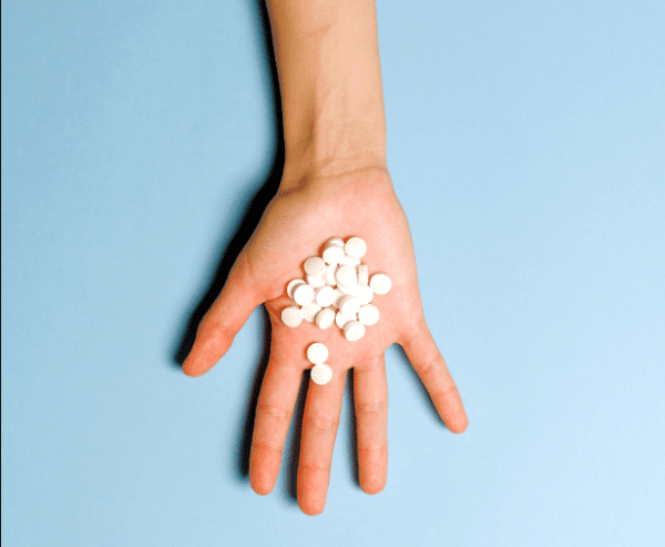 A handful of pills