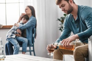 family dealing with addiction