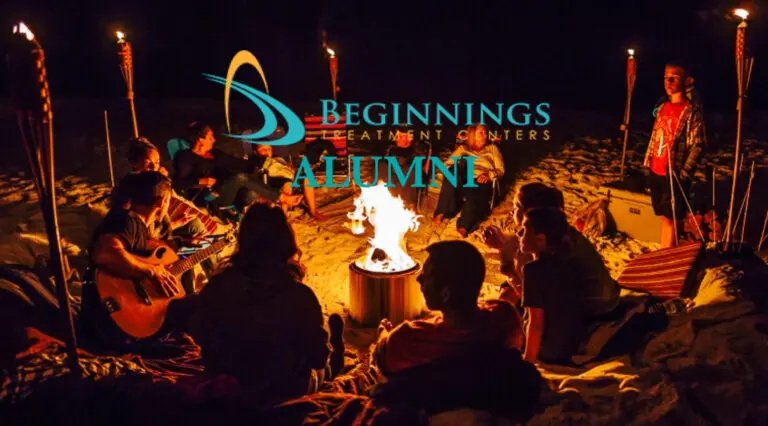 Group meeting on beach