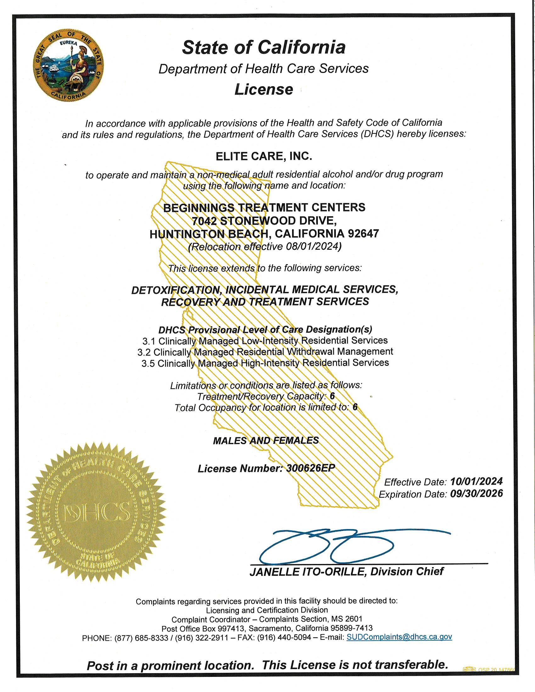 EC 7042 Stonewood DHCS License Exp 9.30.2026