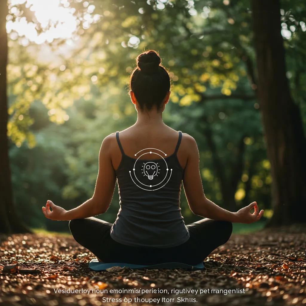 Individual practicing mindfulness outdoors, representing emotional regulation in addiction recovery